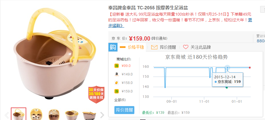 购物党自动比价工具_历史价格查询、比价软件